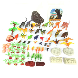 Juego de <span class=keywords><strong>dinosaurios</strong></span> en miniatura de 76 piezas-<span class=keywords><strong>Criaturas</strong></span> prehistóricas educativas para aventuras emocionantes para niños de 3 años en adelante - Product Image 1