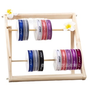 Estante de almacenamiento de cintas de madera de 4 niveles, soporte de exhibición multifuncional para talleres y suministros de manualidades - Product Image 2