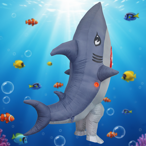 <span class=keywords><strong>Costume</strong></span> Gonfiabile da Squalo Unisex, Divertente Outfit per Halloween, Carnevale, Natale e Tutti i Tipi di Feste - Product Image 3