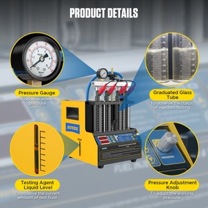 Thiết Bị Kiểm Tra Và Làm Sạch Nhiên Liệu Ô Tô AUTOOL CT160, Vòi Phun Xăng CT160 4 Xi-lanh 110V 220V - Product Image 4