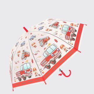 Parapluie de pluie transparent pour enfants, anti-orage, double usage, imperméable, motif dessin animé - Product Image 6