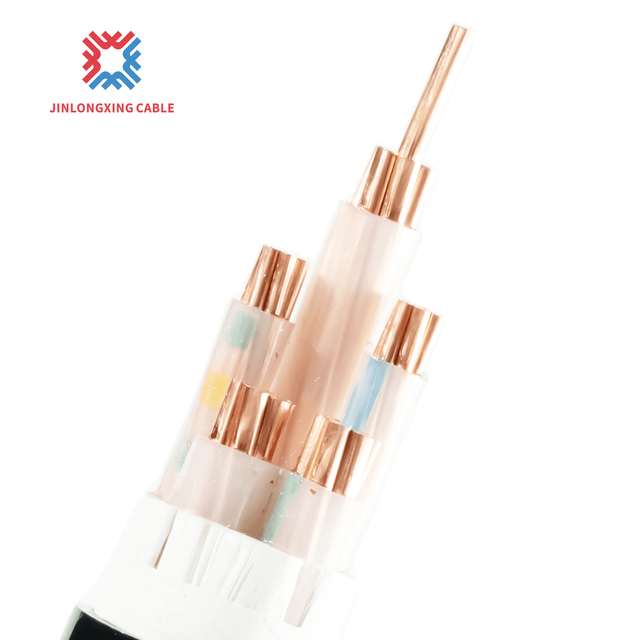Flame Retardant ZR-YJV Power Cable 0.6/1kV Copper Core XLPE Insulated PVC Sheathed Electrical Wire 2-5 Core for Construction