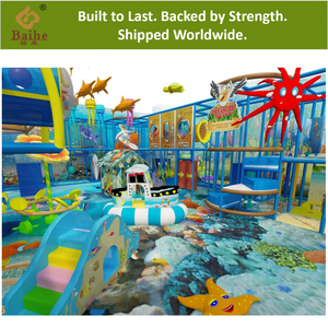 Baihe เครื่องเล่นแบบนิ่มสำหรับเด็กสนามเด็กเล่นในร่มแนวมหาสมุทรสำหรับเด็กอุปกรณ์สนามเด็กเล่นในร่มเชิงพาณิชย์ - Product Image 4