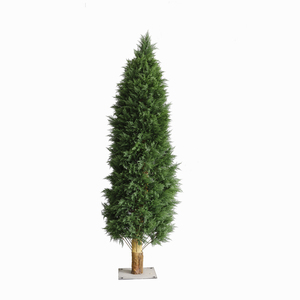 Árbol Artificial de Ciprés, Cedro y Thuja Resistente a los Rayos UV, Árbol Artificial de Hoja Perenne para Decoración de Jardín, Patio y Calle - Product Image 2