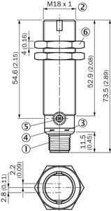 SICK GR18 Photoelectric <b>Sensor</b> GRTE18-P2412 10-30V Stainless Steel Mounting GRTE18-P2412 Photoelectric <b>Sensor</b> GRTE18-P2412 - Product Image 3