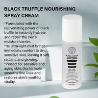 Spray de toner pour le visage à la truffe noire éclaircissant hydratant Niacinamide Acide hyaluronique Rose Toner pour le visage Toner de marque privée