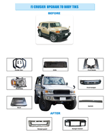 Kit complet d'accessoires de remplacement extérieur pour Toyota FJ Cruiser SUV : pare-chocs, calandre, élargisseurs d'ailes, barres de toit, pièces de carrosserie