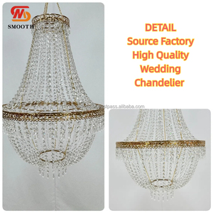 Candelabro para exteriores suave, proveedor de decoraciones de boda, marco de Metal semicircular, soporte de hierro - Product Image 2