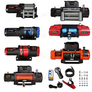 ODMFactory precio de recuperación todoterreno 12V/24V 4*4 cabrestante eléctrico para coche 20000lbs 13500lbs 12000lbs con cuerda sintética - Product Image 6