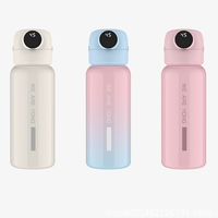 Bouilloire à eau isotherme à double paroi en acier inoxydable avec verrouillage par empreinte digitale, compatible Bluetooth, refroidissement 12-24h, utilisation durable, bureau