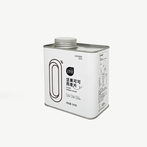 Bocaux d'emballage personnalisés en fer blanc de 500g pour aliments secs, noix, flocons d'avoine, grains de café, aliments pour animaux, poissons vivants, pour le stockage de biscuits, bonbons et chocolat - Product Image 3