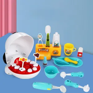 小牙医护理套装玩具配件套装狗牙拔牙模型宠物医生儿童玩具