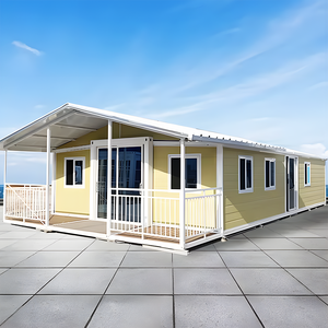 Casa Contenedor de Acero con Panel Sándwich, Diseño Modular Expandible, Impermeable y Transpirable, Villa Moderna para Uso en Apartamentos al Aire Libre - Product Image 2