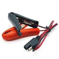 SAE avec gros câble de charge à pince crocodile Largement utilisé dans une variété de batteries équipement de panneaux solaires nécessitant des prises SAE