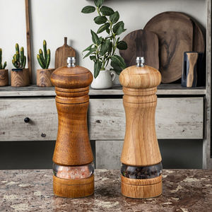 Molinillo Manual de pimienta, molinillo de sal y pimienta de madera, herramienta multiusos <span class=keywords><strong>para</strong></span> especias, molinillo de especias <span class=keywords><strong>para</strong></span> el hogar, cocina, hogar - Product Image 2
