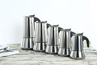 Cafetière Moka de luxe écologique design en maille nouveauté thé Italie en acier inoxydable pot Expresso de haute qualité pour la cuisine à domicile