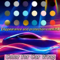 Film de protection de carrosserie de voiture en vinyle satiné noir PET de qualité supérieure, anti-jaunissement, sans décoloration, noir mat, film automobile 3M