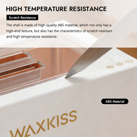 Calentador de Parafina Waxkiss de 5000 ml de Volumen, Calentador de Parafina de Calentamiento Rápido para Manos y Pies