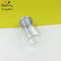 Prix d'usine – Bouteille en plastique PET de 500 ml avec couvercle en aluminium pour sodas, café, boissons énergisantes, gâteaux, gelées, lait, sucettes et aliments en conserve