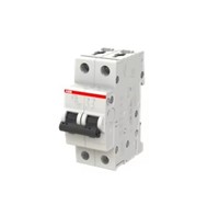 Neuf Disjoncteur de sécurité bipolaire ABB S202 D25 25A Collection S200 avec engrenage stable pour les marchés et les systèmes d'alimentation industriels