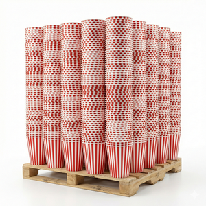 ถังป๊อปคอร์นคุณภาพพรีเมียมเคลือบ PE ทนทาน น้ำหนักเบา เหมาะสำหรับโรงภาพยนตร์ งานปาร์ตี้ และสถานบันเทิงต่างๆ - Product Image 1