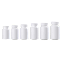 200ml HDPE Opaque Plastique Pharmaceutique Bouteille Vide Anti-Corrosion Bouchon à Vis pour Médecine et Pilules