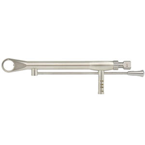 Clé dynamométrique dentaire Mino TW-5 argentée, outil manuel de restauration d'implants, instrument chirurgical de classe I - Product Image 1