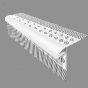 Profilo Angolare in PVC a Becco d'Aquila - Protezione Angolare Moderna di Grado Ospedaliero Resistente all'Acqua <span class=keywords><strong>con</strong></span> Drenaggio per Davanzali - Product Image 1