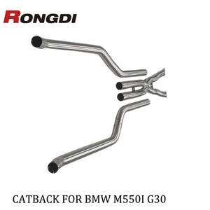 High Versatility 304 Stainless Steel Exhaust for BMW M550I G30 Perfect Fit Easy Installation Sporty Exhaust Sound - Product Image 2