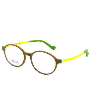 Montures de lunettes rondes pour enfants Danyang, monture intégrale en titane TR 8375, verres acryliques confortables - Product Image 1