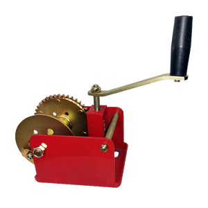 Máy kéo cáp tự hãm tay quay 1 cuộn, máy kéo bánh răng vít, 2000LBS, có chứng chỉ <span class=keywords><strong>CE</strong></span> - Product Image 1