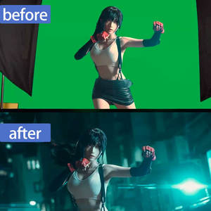 Miaotu 3*1/2/3/4M ผ้าฝ้ายที่กําหนดเองการถ่ายภาพสตูดิโอภาพพับฉากหลังตกแต่งหน้าจอสีเขียว<span class=keywords><strong>พื้น</strong></span><span class=keywords><strong>หลัง</strong></span> - Product Image 3