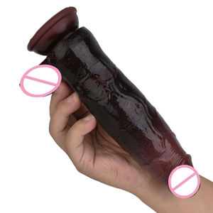 Hochwertiger echter Hautdildo Sex-Spielzeug für Männer und Frauen <span class=keywords><strong>Vibrator</strong></span> <span class=keywords><strong>Dildo</strong></span> - Product Image 4
