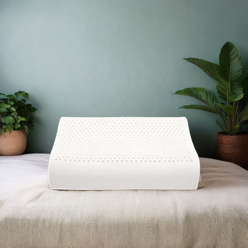 Natural Latex Rubber Pillow Medium Firm