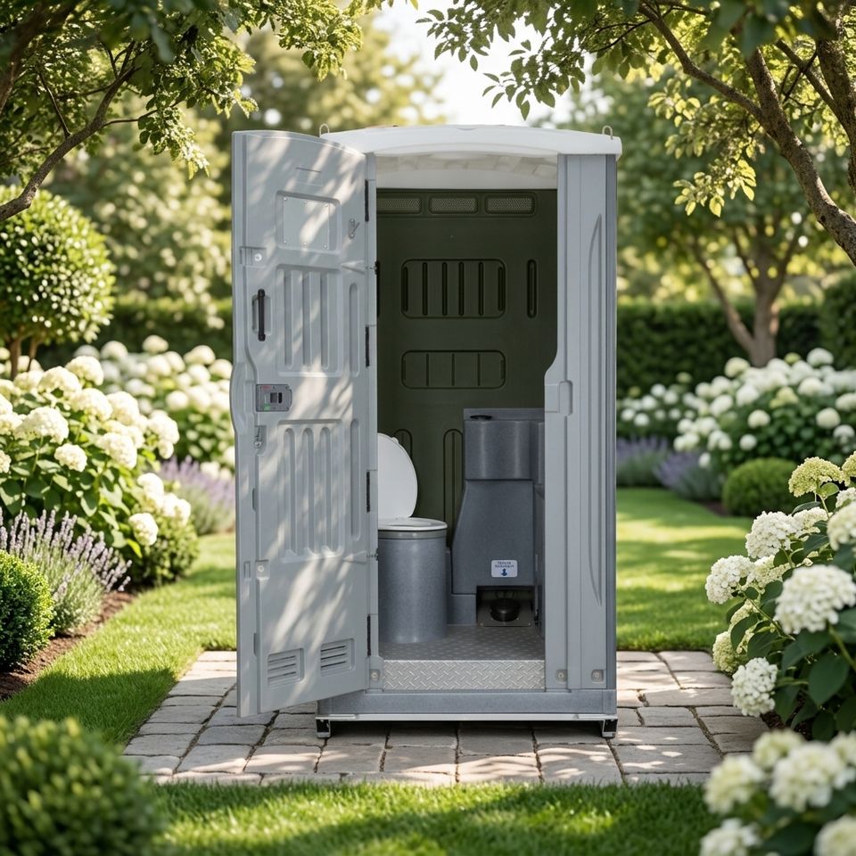 HDPE Plastic Modern Durable Eco-Friendly Portable Toilet WC Event Porta Potty  for Outdoor Construction Site Use