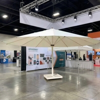 Parasol personnalisé imprimé avec lettres, tente à faible minimum de commande, auvent assorti pour exposition, protection solaire commerciale temporaire