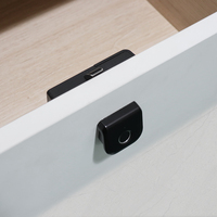 Serrure de meuble intelligente à empreinte digitale avec port de charge d'urgence pour la vente en gros de matériel
