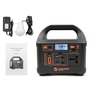 Générateur solaire portable 110V/220V, petite station d'alimentation de secours 200W pour camping extérieur avec panneau solaire - Product Image 4