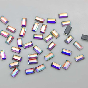 Cristaux de verre en gros, <span class=keywords><strong>strass</strong></span> plats à dos plat, <span class=keywords><strong>strass</strong></span> brillants, pierres de diamant, <span class=keywords><strong>strass</strong></span> en vrac pour accessoires vestimentaires - Product Image 3