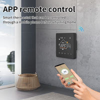 2025 nuevo termostato Wifi Tuya pantalla táctil programación semanal Control de voz para Home Hotel