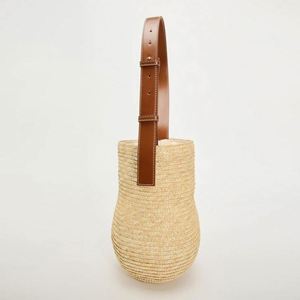 Bolso de Paja con Forma de Calabaza 2024, Mini Bolso de Paja de Trigo a la Moda para Mujer, Bolso de Playa para Vacaciones - Product Image 3