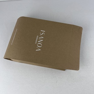 Bolsa de correo marrón personalizada, embalaje expandible de fondo plano, bolsas de correo, bolsas de ropa, embalaje para envío, transporte de correo - Product Image 1