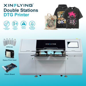 2026 Trending Automatic New Double Station DTG <b>Printer</b> I3200 4heads <b>Tshirt</b> <b>Printer</b> 1 Pattern/Minute - Product Image 1