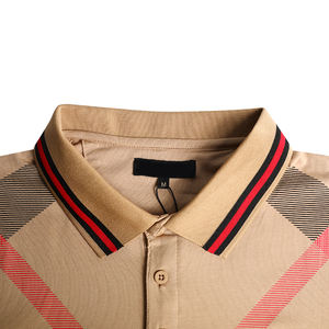 Polo en coton à coupe ajustée pour homme avec combinaison pour le patron au quotidien - Product Image 3