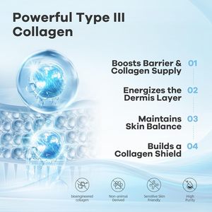 Crème <span class=keywords><strong>pour</strong></span> le <span class=keywords><strong>visage</strong></span> au collagène recombinant - Réparation de la barrière cutanée, hydratante, apaisante, renforçante, <span class=keywords><strong>pour</strong></span> femmes et hommes, <span class=keywords><strong>pour</strong></span> peaux sensibles, 50 g - Product Image 3