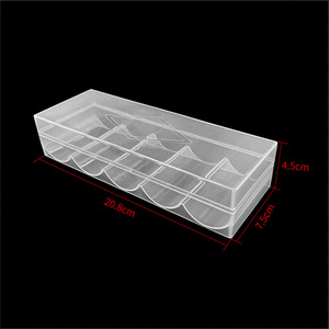 Vương Miện Texas Hold'em mahjong đất sét kim loại Poker Chip set thẻ trò chơi Khăn trải bàn nhôm trường hợp nhúng sắt máy tính bảng đất sét Poker chip - Product Image 4