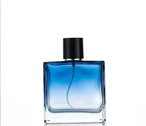 Men's Glass Perfume <b>Bottle</b> 50ml 100ml Travel <b>Spray</b> Dispenser <b>Empty</b> Pressed square Perfume <b>Bottle</b> - Product Image 5