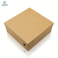 Boîte à chaussures rigide écologique de luxe avec fermeture magnétique en papier kraft, logo personnalisé, revêtement UV, design à fentes