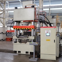Fabricant professionnel Donrun, presse à briques de sel de 630 tonnes, presse hydraulique à quatre colonnes de haute qualité avec réservoir sous pression
