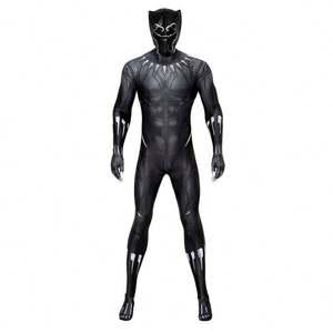 Panthère noire T'Challa Cosplay Costume adulte Cosplay Costume en gros grande taille film Performance collants combinaisons - Product Image 5